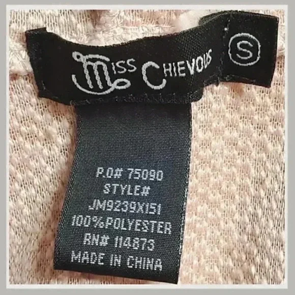 Miss Chievous Pink Fleece Heart Sweatshirt - Picture 6 of 7